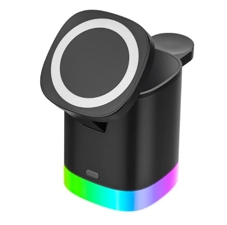 قاعدة شحن لاسلكية مغناطيسية 4 في 1