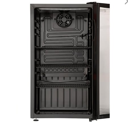 GS132جنرال سوبريم , ثلاجة عرض باب واحد زجاجي ,92 لتر ,اسود ,GS132GS132  General Supreme, one-door glass display refrigerator, 92 litres, black, GS132