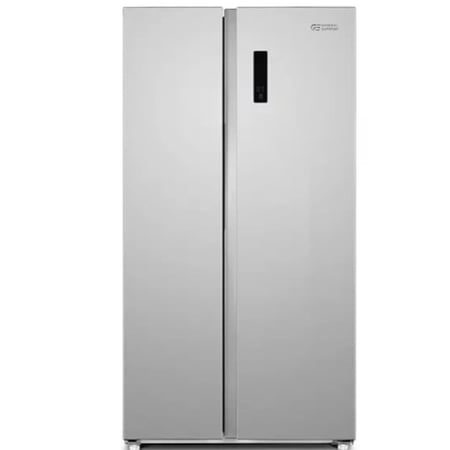 جنرال سوبريم ثلاجة دولابي (19.9 قدم، 562 لتر)، انفيرتر, استانلس استيل , GS996SSIAGeneral Supreme Sideboard Refrigerator (19.9 Feet, 562 Liters), Inverter, Stainless Steel, GS996SSIA