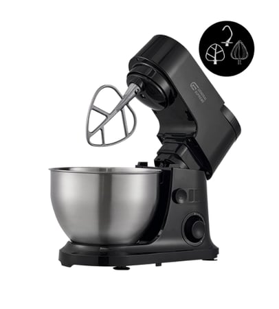 GSKM651000M جنرال سوبريم عجانة سعة 4 لتر، 6 سرعات، 600 واط، اسودGSKM651000M  General Supreme 4L Stand Mixer, 6 Speeds, 600W, Black