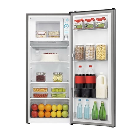 GS170Sجنرال سوبريم ثلاجة باب واحد (6.3 قدم،178 لتر)، فضي, GS170SGS170S General Supreme Single Door Refrigerator (6.3 Cu.ft., 178 L), Silver, GS170S