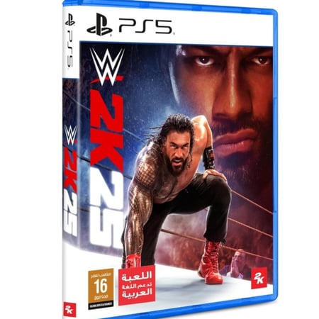لعبة WWE2K25 - بلاي ستيشن 5 (نسخة المملكة العربية السعودية)WWE2K25 game - PlayStation 5 (Saudi Arabia version)
