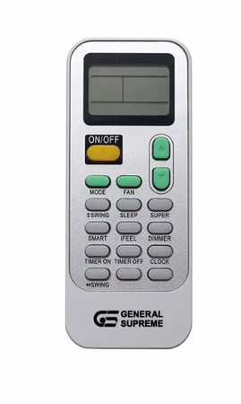 GSTN190CX جنرال سوبريم مكيف هواء سبليت تيتانيوم اكستريم, سعة تبريد 19,000 وحدة, ريش ذهبية, تحكم واي فاي, منبه تنظيف الفلتر, خاصية الأستشعار.GSTN190CX  General Supreme Titanium Extreme Split Air Conditioner, 19,000 BTU cooling capacity, gold fins, Wi-Fi co