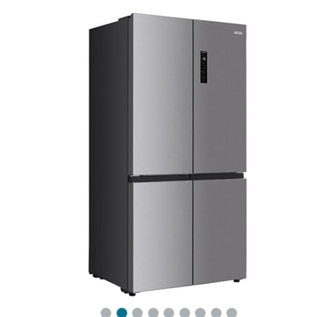 جنرال سوبريم ثلاجة دولابي اربع أبواب (18.1 قدم , 512 لتر)،انفرتر, أينوكس لامع, GSX184SXI General Supreme refrigerator, four-door cupboard (18.1 feet, 512 litres), inverter, glossy inox, GSX184SXI