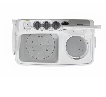 GSTT80M جنرال سوبريم, غسالة نصف أوتوماتيك حوضين 8 كجم ,ابيض ، GSTT80MGSTT80M  General Supreme, 8kg Twin Tub Semi-Automatic Washing Machine, White, GSTT80M