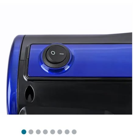 جنرال سوبريم مكنسة كهربائية محمولة، 2 في 1، بسعة 0.5 لتر، فلتر HEPA، بقدرة 600 واط، ازرق/اسود, GSVS1DGeneral Supreme Handheld Vacuum Cleaner, 2 in 1, 0.5 Liter Capacity, HEPA Filter, 600 Watts, Blue/Black, GSVS1D