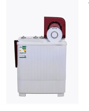 GSTT70TR جنرال سوبريم , غسالة نصف أوتوماتيك حوضين ,7 كجم ,ابيض/أحمر , GSTT70TRGSTT70TR  General Supreme, Twin Tub Semi-Automatic Washing Machine, 7 kg, White/Red, GSTT70TR