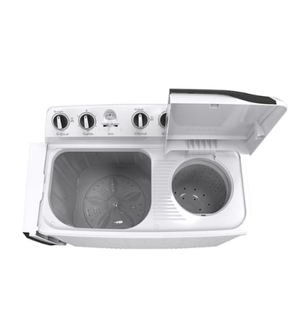 GSTT12XW جنرال سوبريم غسالة نصف اوتوماتيك حوضين 12 كيلو, أبيض,GSTT12XWGSTT12XW  General Supreme Semi-Automatic Twin Tub Washing Machine, 12 kg, White, GSTT12XW