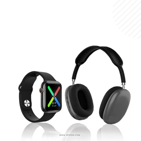 عرض التوفير سماعة بلوتوت P9 + ساعة ذكية T500