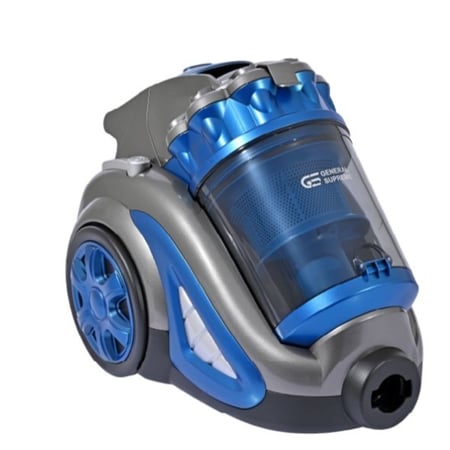جنرال سوبريم مكنسة كهربائية بدون كيس، تحكم بالسرعة، سعة3.5 لتر، بقدرة 2000 واط، رمادي/ازرق,GSV2000CXB1General Supreme Bagless Vacuum Cleaner, Speed ​​Control, 3.5L Capacity, 2000W, Grey/Blue, GSV2000CXB1