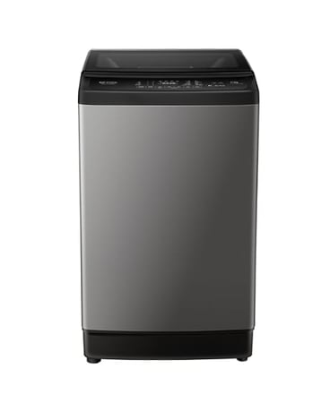 جنرال سوبريم غسالة اوتوماتيك تعبئه علوية 11 كيلو، 10 برنامج , فضي غامق,GSTL11G8SHGeneral Supreme Top Load Automatic Washing Machine, 11 kg, 10 Programs, Dark Silver, GSTL11G8SH