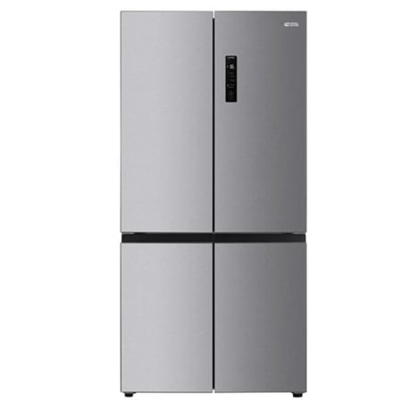 جنرال سوبريم ثلاجة دولابي اربع أبواب (18.1 قدم , 512 لتر)،انفرتر, أينوكس لامع, GSX184SXI General Supreme refrigerator, four-door cupboard (18.1 feet, 512 litres), inverter, glossy inox, GSX184SXI