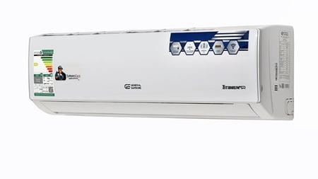 GSTN24CRI جنرال سوبريم مكيف هواء سبليت تيتانيوم برايم, سعة تبريد حقيقية 22,000 وحدة, ريش ذهبية, تحكم واي فاي, خاصية الأستشعار,توزيع الهواء في أربع أتجاهات.GSTN24CRI General Supreme Titanium Prime Split Air Conditioner, 22,000 BTU Actual Cooling Capacity,