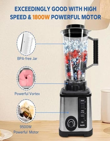 عصارة متعددة الوظائف 9500 واط 3 في 1 بتكنولوجيا5543-NGC