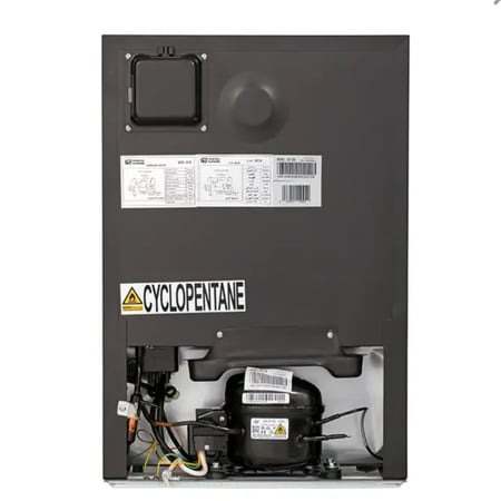 جنرال سوبريم , ثلاجة عرض باب واحد زجاجي ,72 لتر ,اسود ,GS-128General Supreme, single glass door display refrigerator, 72 litres, black, GS-128