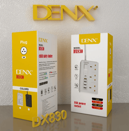 توصيلة كهربائية 3 متر بقوة 3250 واط ومنفذ PD سريع