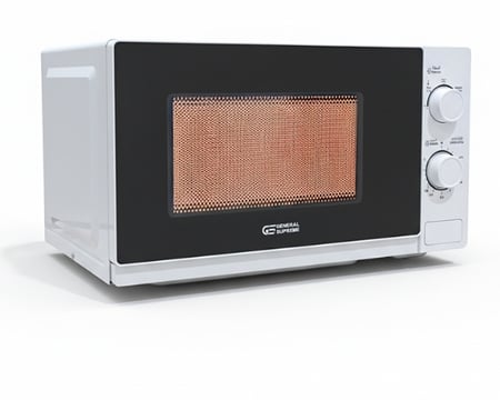 GSMW20WM جنرال سوبريم ميكروويف 20 لتر، 5 مستويات للطاقة، وظيفة الإذابة، ووقت طهي حتى 35 دقيقة، أبيض. GSMW20WMGSMW20WM General Supreme 20L Microwave Oven, 5 Power Levels, Defrost Function, Cooking Time up to 35 Minutes, White. GSMW20WM