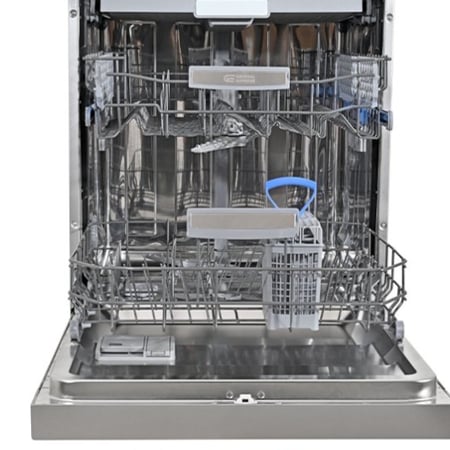 GSDW1538XVTجنرال سوبريم غسالة صحون, 8 برامج,15 مكان,3 رف,تجفيف تيربو, خاصية نصف تحميل, سلة علوية قابلة للتعديل, ستانلس ستيل.  (3)GSDW1538XVT  General Supreme dishwasher, 8 programs, 15 place settings, 3 racks, turbo drying, half-load feature, adjustable u