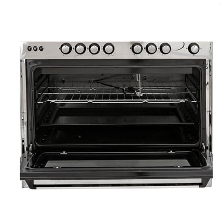 GS9650FSجنرال سوبريم , موقد طبخ غاز , مقاس 90*60 سم, 5 شعلات غاز , امان كامل ، ستيل ، GS9650FSGS9650FS General Super, Gas Cooker, Size 90 * 60 cm, 5 Gas Instruments, Full Security, Steel, GS9650FS