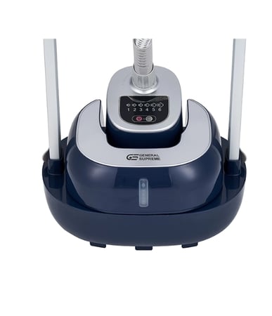 GSGS2020M جنرال سوبريم كاوية عامودية مع مسند مدمج للكي بقدرة 2000 واط، أزرقGSGS2020M  General Supreme Vertical Iron with Built-in Ironing Board, 2000W, Blue