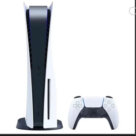 بلايستيشن 5 نسخة الأقراص DVD مع ذراع تحكم ضمان سنتينPlayStation 5 DVD copy with controller, two years warranty