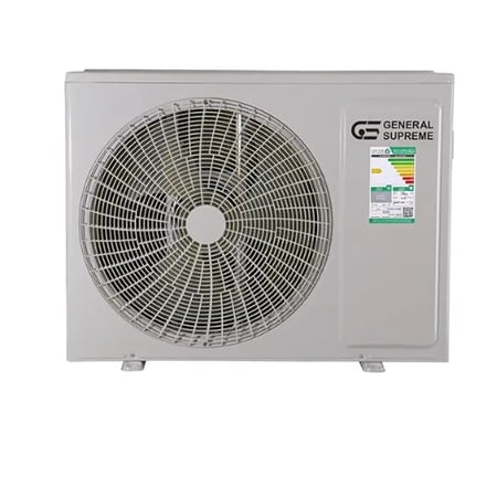 GSTN190CX جنرال سوبريم مكيف هواء سبليت تيتانيوم اكستريم, سعة تبريد 19,000 وحدة, ريش ذهبية, تحكم واي فاي, منبه تنظيف الفلتر, خاصية الأستشعار.GSTN190CX  General Supreme Titanium Extreme Split Air Conditioner, 19,000 BTU cooling capacity, gold fins, Wi-Fi co