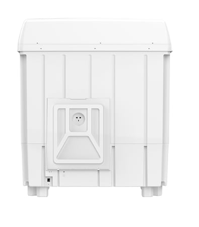 جنرال سوبريم غسالة نصف اوتوماتيك حوضين 10 كيلو, أبيض,GSTT10XWGeneral Supreme Semi-Automatic Twin Tub Washing Machine, 10 kg, White, GSTT10XW