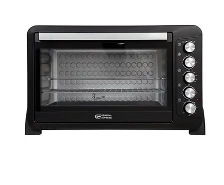 GSEO100BQ جنرال سوبريم فرن كهربائي سعة 100 لتر، 5 مقابض تحكم، 2800 واط, GSEO100BQGSEO100BQ  General Supreme 100L Electric Oven, 5 Control Knobs, 2800W, GSEO100BQ
