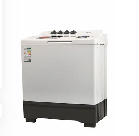 GSTT140M جنرال سوبريم غسالة نصف اوتوماتيك حوضين 14 كيلو, ابيض, GSTT140MGSTT140M General Supreme Semi-Automatic Twin Tub Washing Machine, 14 kg, White, GSTT140M
