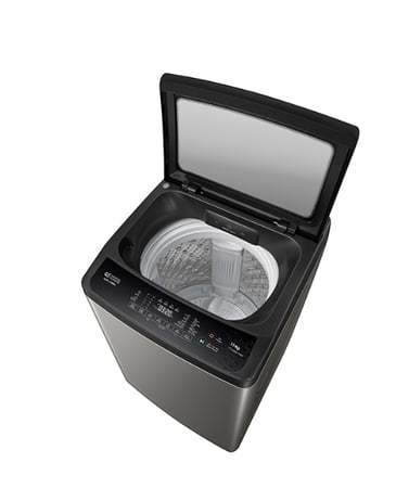 جنرال سوبريم غسالة اوتوماتيك تعبئه علوية 11 كيلو، 10 برنامج , فضي غامق,GSTL11G8SHGeneral Supreme Top Load Automatic Washing Machine, 11 kg, 10 Programs, Dark Silver, GSTL11G8SH