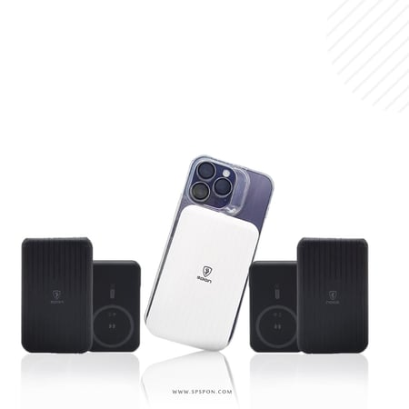 عرض عدد 3 شواحن متنقلة وايرلس قوة 10 الف ملي امبير