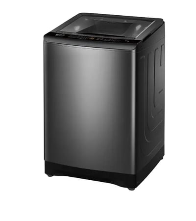 GSTL10X27SH جنرال سوبريم غسالة اوتوماتيك تعبئه علوية 10 كيلو، 9 برنامج , فضي غامق, GSTL10X27SHGSTL10X27SH General Supreme Top Load Automatic Washing Machine, 10 kg, 9 Programs, Dark Silver, GSTL10X27SH