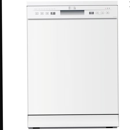 GS9100WAجنرال سوبريم غسالة صحون ,7 برامج,12 مكان,2 رف, وظيفة تجفيف إضافي, خاصية نصف تحميل,ابيضGS9100Wa General Super Super Dishwasher, 7 Software, 12 Place, 2 Rack, Extra Drying Function, Semi Loading, White..