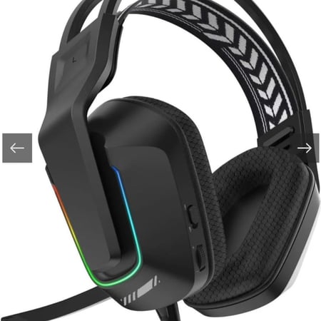 سماعة رأس ألعاب ASA A80 سلكية.