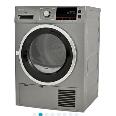 GS807SSجنرال سوبريم نشافه تعبئه امامية 8 كيلو, مع مكثف, ستيل داكن , GS807SSGS807SS  General Supreme Front Loading Dryer, 8 kg, with condenser, dark steel, GS807SS