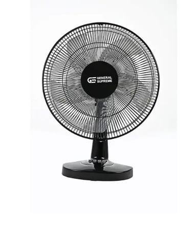 GSFT03BM جنرال سوبريم مروحة طاولة، 3 ريشة، اسودGSFT03BM General Supreme Table Fan, 3 Blades, Black