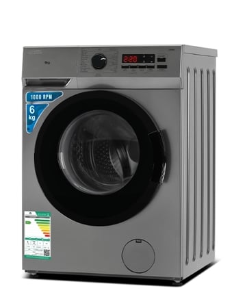 GSFLN60 جنرال سوبريم غسالة تعبئة أمامية 6 كيلو ، فضي , GSFLN60GSFLN60 General Supreme Front Load Washing Machine, 6 kg, Silver, GSFLN60