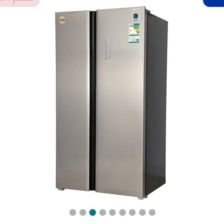 جنرال سوبريم , ثلاجة باب بجانب باب ,(21.6قدم ,612 لتر) ,ضاغط عاكس,ستانلس ستيل ,GS1092SSIGeneral Supreme, door-by-door refrigerator, (21.6 feet, 612 litres), inverter compressor, stainless steel, GS1092SSI