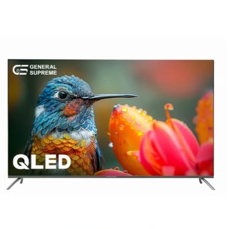 GSQG554KCجنرال سوبريم شاشة 55 بوصه كيوليد (QLED) فائقة الدقة (4K-UHD)، سمارت جوجل تي في GSQG554KC , (HDR) (Dolby Audio)،(Google TV)GSQG554KC  General Supreme 55 Inch QLED Ultra HD (4K-UHD), Smart Google TV GSQG554KC, (HDR) (Dolby Audio), (Google TV)GSQG55
