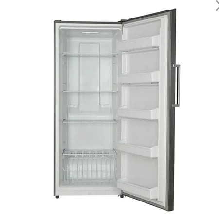 GS16SSجنرال سوبريم , فريزر رأسي باب واحد ,تبريد بالبخار,(15.4قدم ,436 لتر) , ستانلس ستيل ,GS16SS