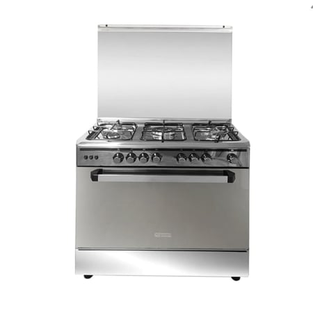 GS9650FSجنرال سوبريم , موقد طبخ غاز , مقاس 90*60 سم, 5 شعلات غاز , امان كامل ، ستيل ، GS9650FSGS9650FS General Super, Gas Cooker, Size 90 * 60 cm, 5 Gas Instruments, Full Security, Steel, GS9650FS