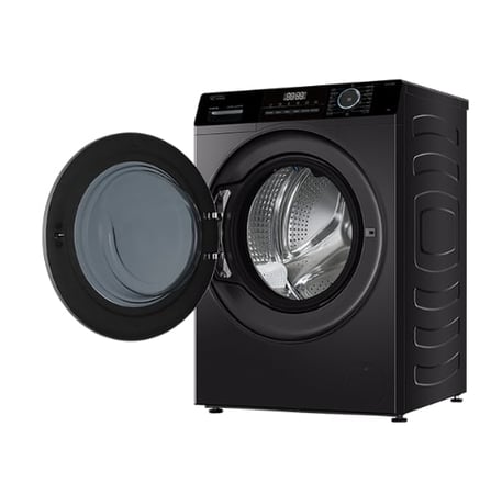 GSFL120WH جنرال سوبريم غسالة تعبئة أمامية 12 كيلو,14 برنامج , إنفيرتر ،فضي غامق, GSFL120WH (1)GSFL120WH  General Supreme Front Load Washing Machine, 12 kg, 14 Programs, Inverter, Dark Silver, GSFL120WH  (1)