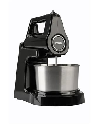 GSBM25BM جنرال سوبريم خفاقة يدوية مع وعاء سعة 2.5 لتر، 400 واط، اسودGSBM25BM  General Supreme Hand Mixer with 2.5L Bowl, 400W, Black
