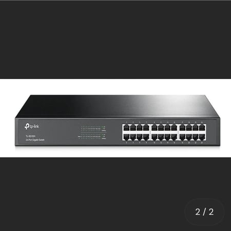 تي بي لينك، محول جيجابت 24 منفذ، TL-SG1024DTP-Link TL-SG1024D 24-Port Gigabit Switch
