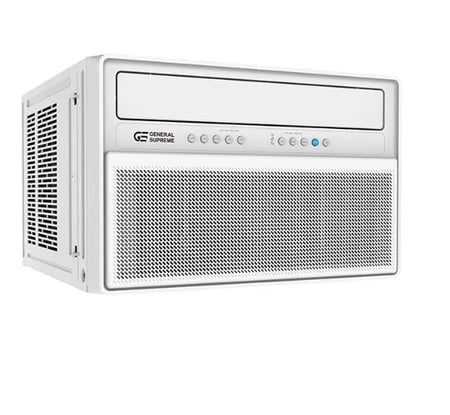 GS18INC جنرال سوبريم مكيف شباك، انفيرتر، واي فاي، 18 الف وحدة، باردGS18INC  General Supreme Window Air Conditioner, Inverter, Wi-Fi, 18,000 BTU, Cooling Only