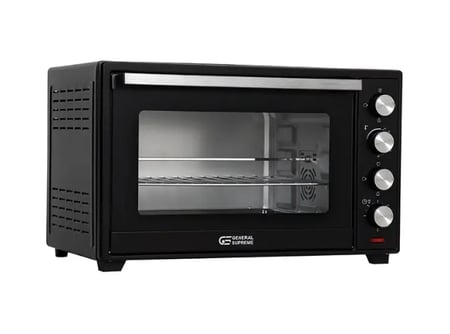 GSEO60BQ جنرال سوبريم فرن كهربائي بسعة 60 لتر، ملحقات اضافية للشواء، قدرة 2000 واط، اسود, GSEO60BQGSEO60BQ  General Supreme 60L Electric Oven, with additional grilling accessories, 2000W, Black, GSEO60BQ