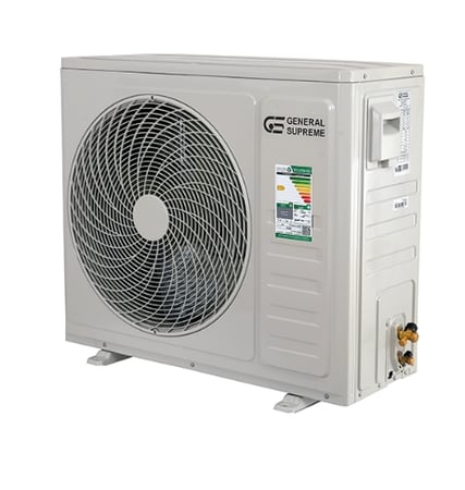 GSTN30CP جنرال سوبريم مكيف هواء سبليت تيتانيوم بلس, سعة تبريد 27,800 وحدة, ريش ذهبية, تحكم واي فاي, منبه تنظيف الفلتر, خاصية الأستشعارGSTN30CP General Supreme Titanium Plus Split Air Conditioner, 27,800 BTU cooling capacity, gold fins, Wi-Fi control, fil