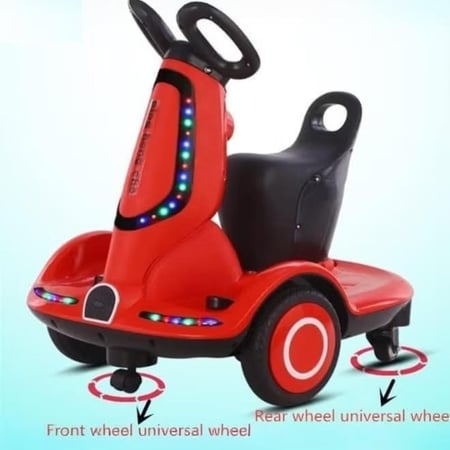 سكوتر الهبة للأطفال قابل للشحن مع ريموت تحكم. متوفر الون الابيضThe electric scooter for children is chargeable with remote control