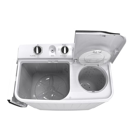 GSTT90XW جنرال سوبريم غسالة نصف اوتوماتيك حوضين 9 كيلو, أبيض, GSTT90XWGSTT90XW  General Supreme Semi-Automatic Twin Tub Washing Machine, 9 kg, White, GSTT90XW