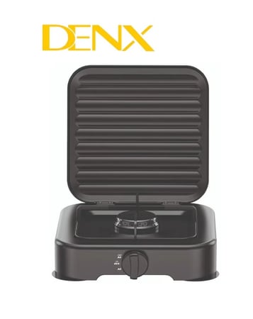 دينكس موقد غاز فردي، موقد غاز متنقل بشعلة واحدة، بقوة 2200 واط، للطهي المنزلي والخارجيDinx  Single Gas Stove, 2200W Single Burner Portable Gas Stove for Home and Outdoor Cooking